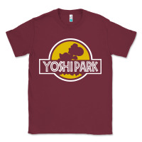 Burgundy yoshi park Classic Tee - artisFamous