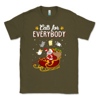 Army Green cats for everybody cat christmas ugly christmas sweatshirt Classic Tee - artisFamous