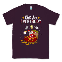 Plum cats for everybody cat christmas ugly christmas sweatshirt Classic Tee - artisFamous