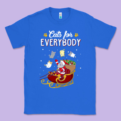 Cats For Everybody Cat Christmas Ugly Christmas Sweatshirt Classic Tee Designed By Artisfamous