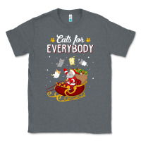 Charcoal Heather cats for everybody cat christmas ugly christmas sweatshirt Classic Tee - artisFamous