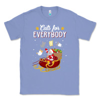 Colony Blue cats for everybody cat christmas ugly christmas sweatshirt Classic Tee - artisFamous