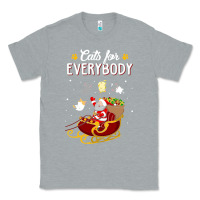 Heather Grey cats for everybody cat christmas ugly christmas sweatshirt Classic Tee - artisFamous