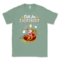Sage cats for everybody cat christmas ugly christmas sweatshirt Classic Tee - artisFamous