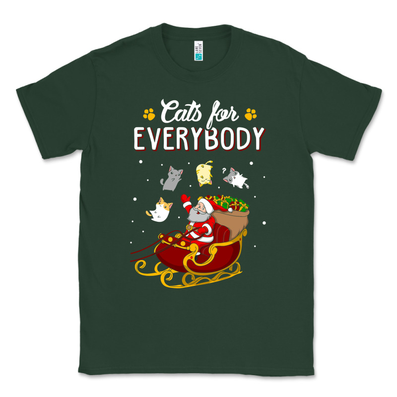 Cats For Everybody Cat Christmas Ugly Christmas Sweatshirt Classic Tee by artisFamous | Teevron