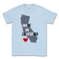 Dusty Blue made in california Classic Tee - artisFamous