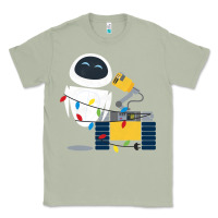 Matcha wall e eve christmas light wrap graphic t shirt Classic Tee - artisFamous