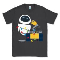Smoke wall e eve christmas light wrap graphic t shirt Classic Tee - artisFamous