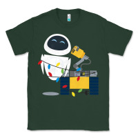 Sports Green wall e eve christmas light wrap graphic t shirt Classic Tee - artisFamous