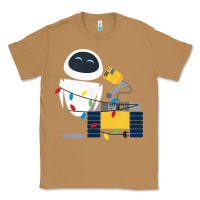 Toasted Coconut wall e eve christmas light wrap graphic t shirt Classic Tee - artisFamous