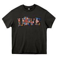Asphalt love american sunflower Heavy Core Tee - BundleAndBundleShop