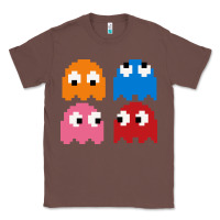 Chestnut pacman ghosts cool retro 80s Classic Tee - artisFamous