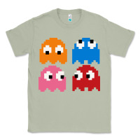 Matcha pacman ghosts cool retro 80s Classic Tee - artisFamous