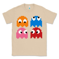 Mushroom pacman ghosts cool retro 80s Classic Tee - artisFamous