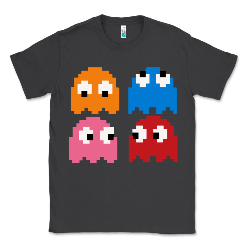 Pacman Ghosts Cool Retro 80s Classic Tee by artisFamous | Teevron