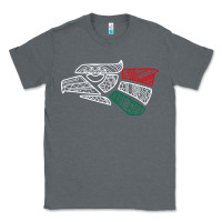 Charcoal Heather mexico flag Classic Tee - artisFamous