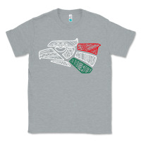 Heather Grey mexico flag Classic Tee - artisFamous