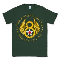 Sports Green mighty eighth   8th air force Classic Tee - artisFamous