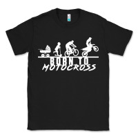 Motocross Motocicleta Evolución Offroad Classic Tee | Teevron