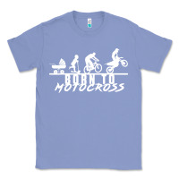Colony Blue motocross motocicleta evolución offroad Classic Tee - artisFamous
