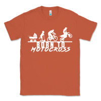 Copper motocross motocicleta evolución offroad Classic Tee - artisFamous