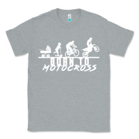 Heather Grey motocross motocicleta evolución offroad Classic Tee - artisFamous