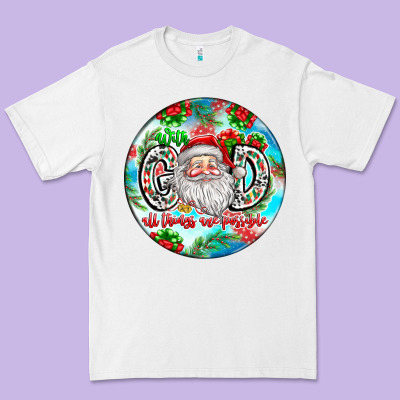 With God All Things Are Possible Premium Tee Designed By Cowhidedigitalart
