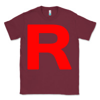 Burgundy team rocket long sleeve t shirt Classic Tee - artisFamous