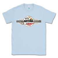 Dusty Blue daytona speedway Classic Tee - artisFamous