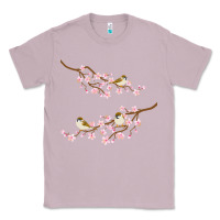 Cherry Blossom Sakura With Bird Classic Tee | Teevron