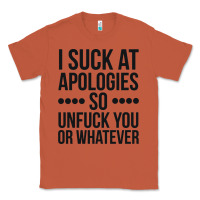 Copper i suck at apologies so unfuck you or whatever swearing black Classic Tee - artisFamous