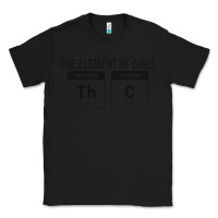 Black mens the element of chill thc marijuana joke black Classic Tee - artisFamous