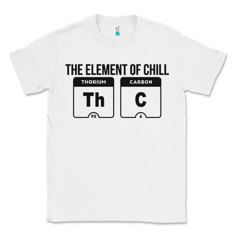 Mens The Element Of Chill Thc Marijuana Joke Black Classic Tee by artisFamous | Teevron