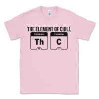 Bubblegum Pink mens the element of chill thc marijuana joke black Classic Tee - artisFamous