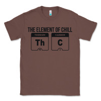 Chestnut mens the element of chill thc marijuana joke black Classic Tee - artisFamous