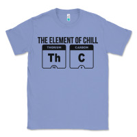 Colony Blue mens the element of chill thc marijuana joke black Classic Tee - artisFamous