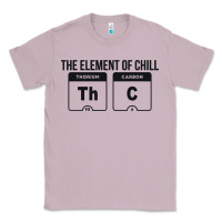 Lilac mens the element of chill thc marijuana joke black Classic Tee - artisFamous
