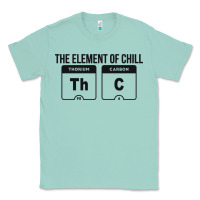 Seafoam mens the element of chill thc marijuana joke black Classic Tee - artisFamous