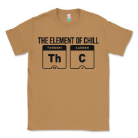 Mens The Element Of Chill Thc Marijuana Joke Black Classic Tee | Teevron