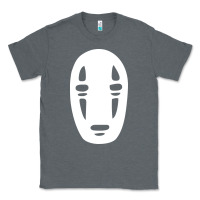 Charcoal Heather noface spirited away halloween Classic Tee - artisFamous