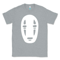 Heather Grey noface spirited away halloween Classic Tee - artisFamous
