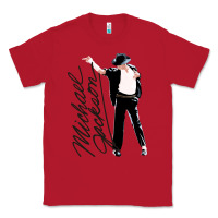 Red Michael Jackson Classic Tee - artisFamous