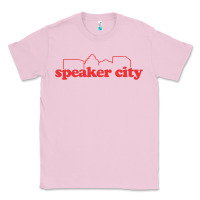Bubblegum Pink speaker city Classic Tee - artisFamous