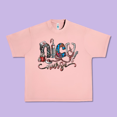 Nice Nurse Urban Heavy Tee Designed By Sublimationcraftshop
