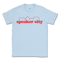 Dusty Blue speaker city Classic Tee - artisFamous