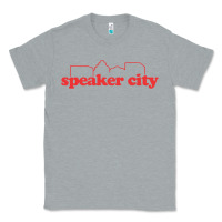 Heather Grey speaker city Classic Tee - artisFamous