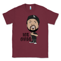 Burgundy Ice Cube Classic Tee - artisFamous
