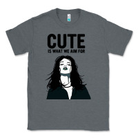 Charcoal Heather cute is what we aim for Classic Tee - artisFamous