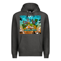Charcoal Heather camping is my happy place Premium Hoodie - AdoDesignShop