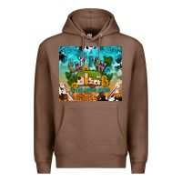 Chestnut camping is my happy place Premium Hoodie - AdoDesignShop